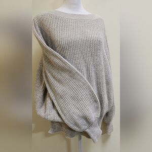 Mod Lusive Chunky Knit Oatmeal Sweater Women’s Plus Size 2X